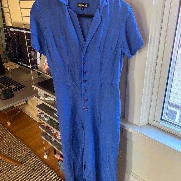 Mixed by Nasrin  Neptune Linen Jumpsuit - Picture 7 of 8